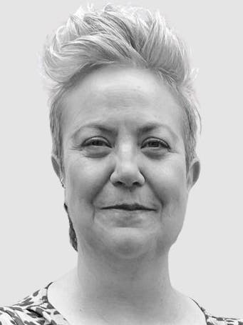 Lawyer Carla Gericke at Porc Fest 2023 in Lancaster, New Hampshire.